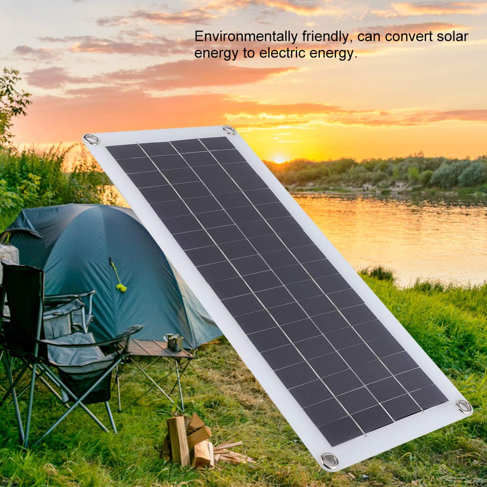 20W 18V Solar Panel Charger for Camping, Hiking, Cycling & Mountaineering - Portable Solar Power Supply for Outdoor Adventures & Emergency Power Backup
