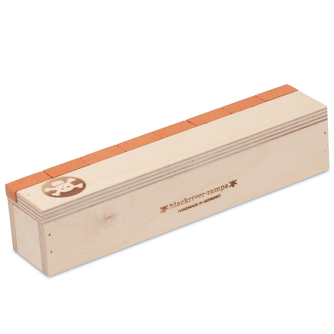 Blackriver Fingerboard Ramps Brick Box - Professional Finger Skateboard Obstacle for Tricks & Stunts - Perfect for Home, Office & Skate Park Practice