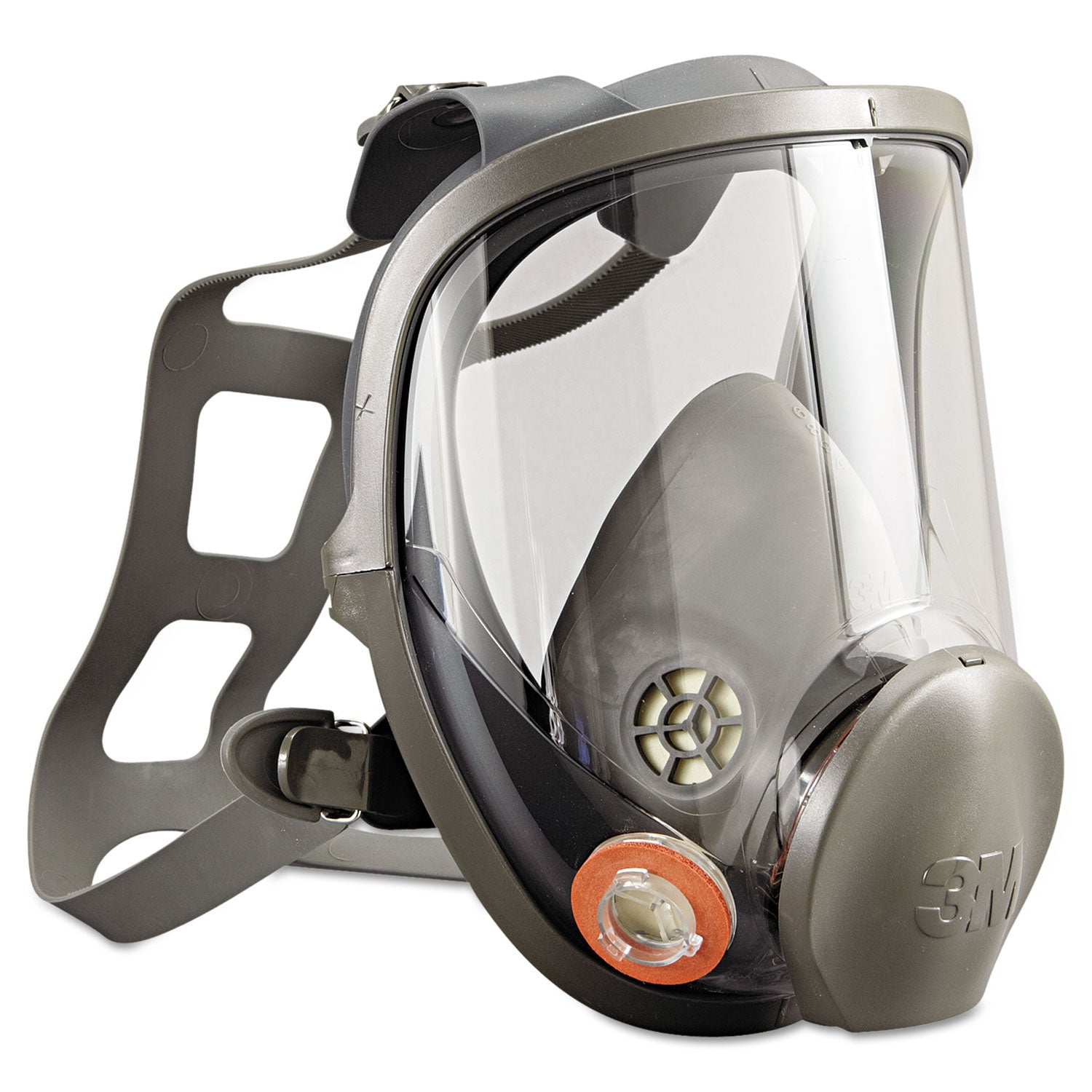 3M™ 6000 Series Full Facepiece Respirator - Reusable, Large Size for Industrial Safety, Painting, Chemical Handling & Woodworking