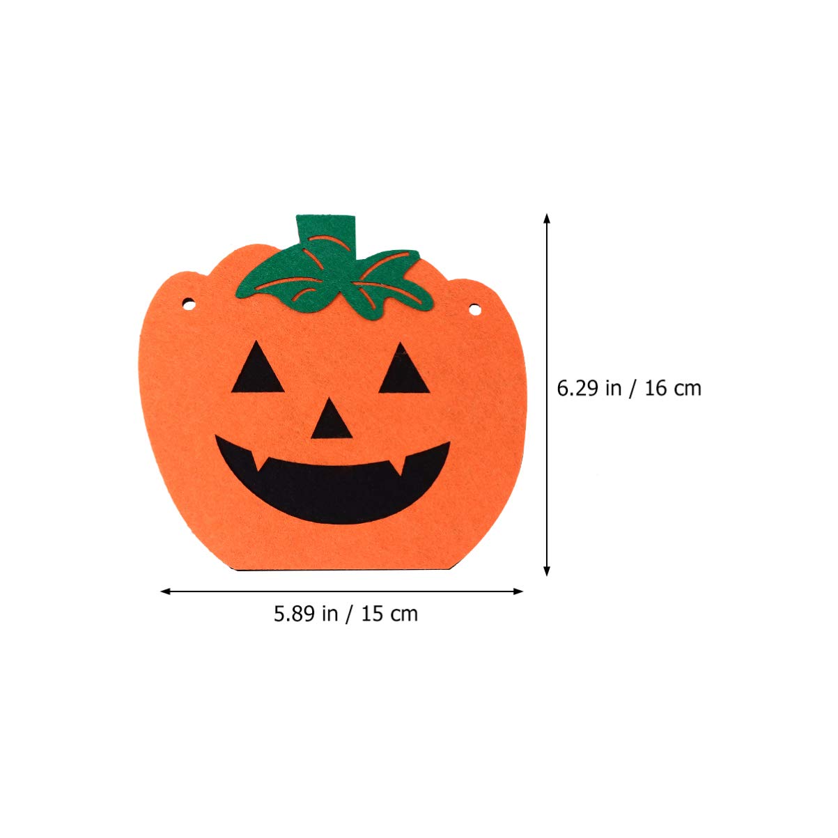 Bestoyard Halloween Pumpkin Felt Banner - Orange Fall Autumn Bunting Garland for Thanksgiving, Halloween Party, Wedding Decorations | Perfect for Home, Porch, Classroom, and Festive Events