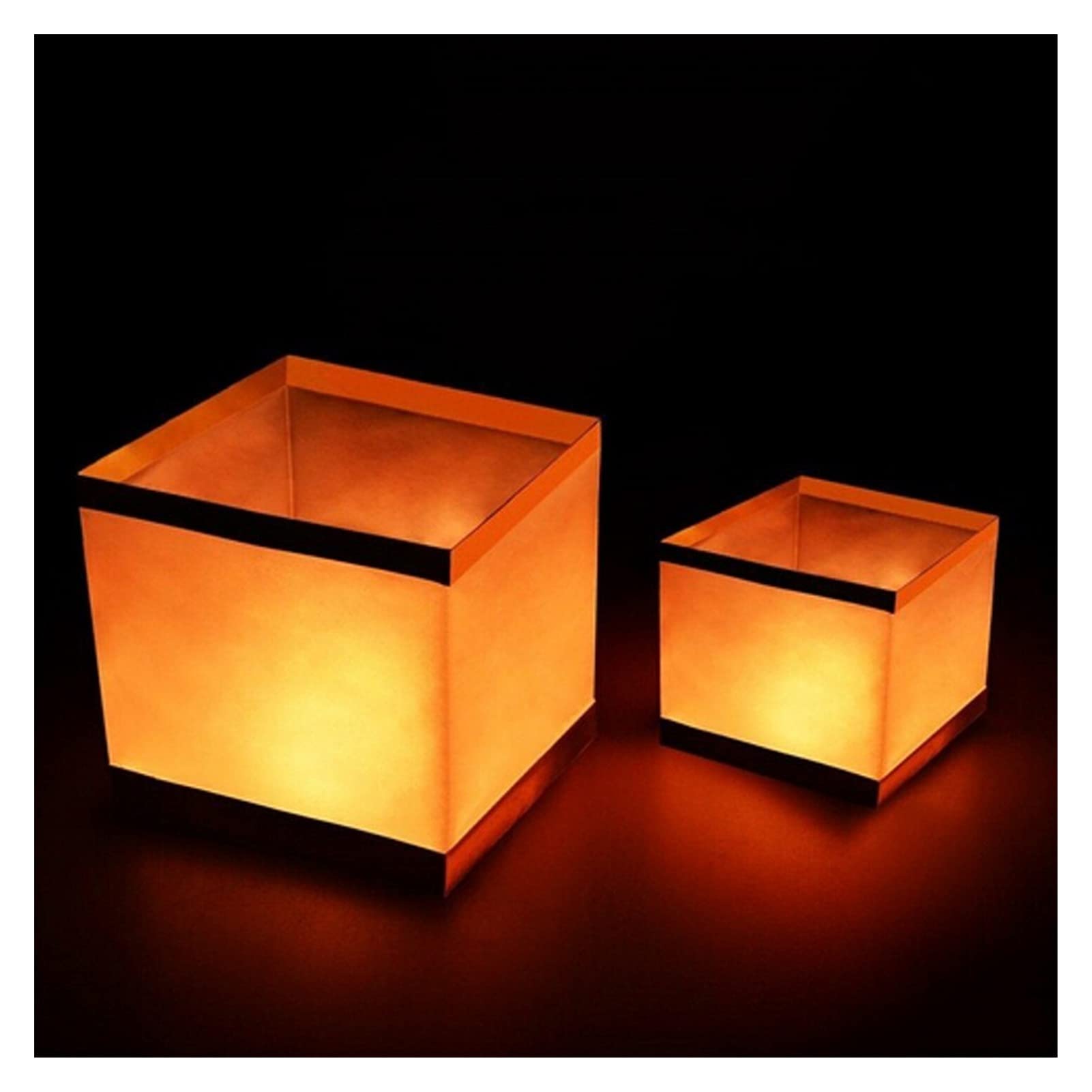 Biodegradable White Chinese Paper Lanterns - Floating Water Candle Lanterns for Outdoor Decor, Wishing Ceremonies & Ceiling Decoration | Perfect for Weddings, Garden Parties & Asian-Themed Events