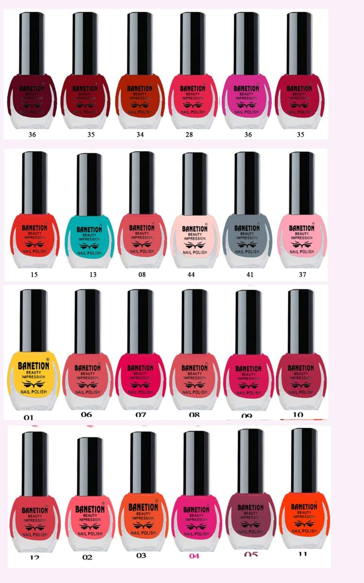 BANETION 24 Colors Nail Polish Set - 6ml Each, Long Lasting & Non-Toxic Nail Paint Kit for Women - Multicolor-04 | Perfect for Manicures, Pedicures, Home Salon & Gift Giving