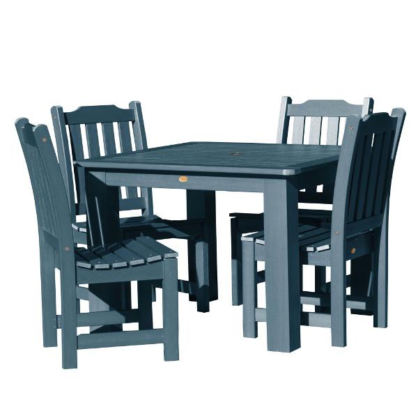 Lehigh 5-Piece Square Patio Dining Set - Outdoor Furniture for Garden, Backyard, and Poolside Relaxation