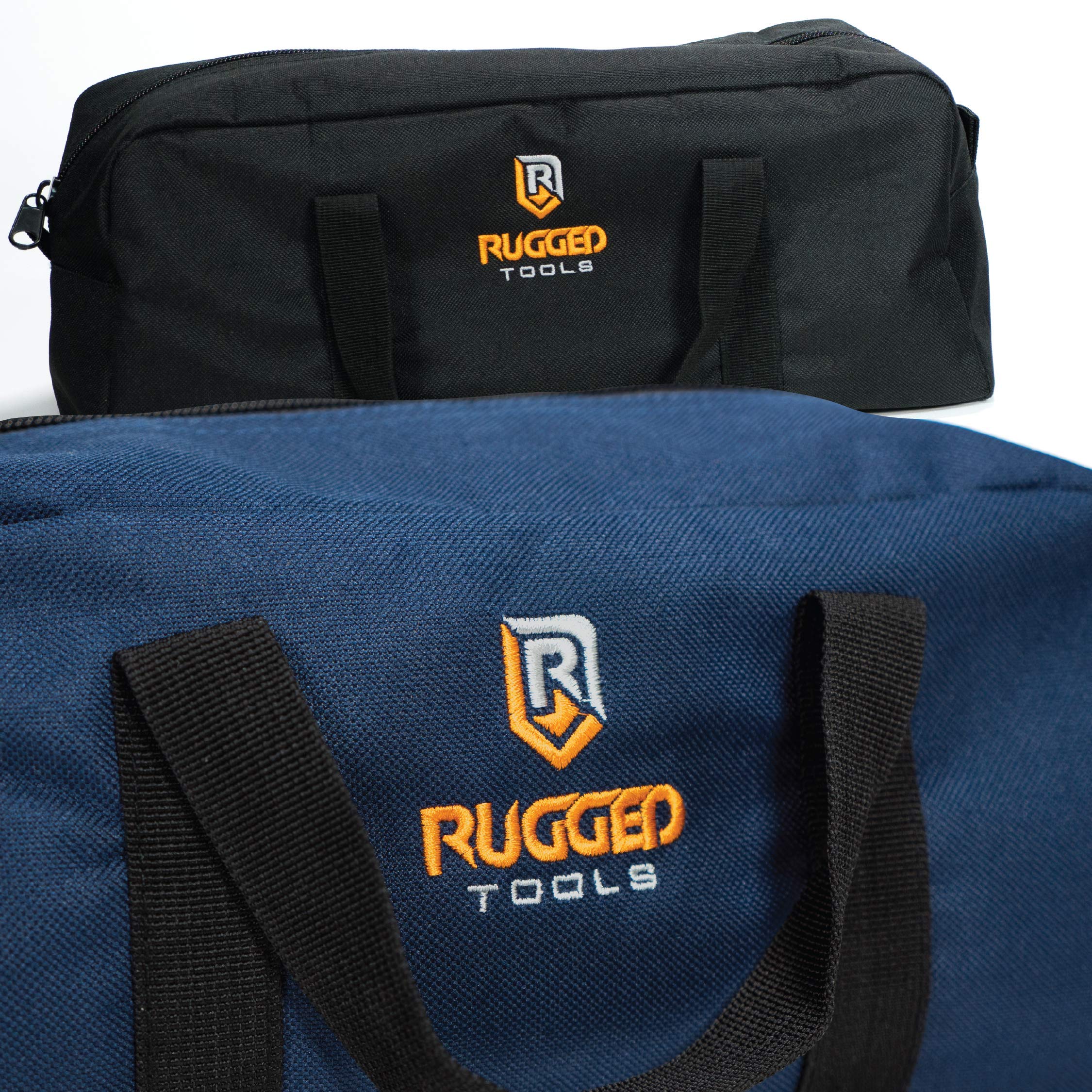Rugged Tool Bag Combo - Small & Medium Organizer for Electricians, Plumbers, HVAC - Durable Worksite Storage