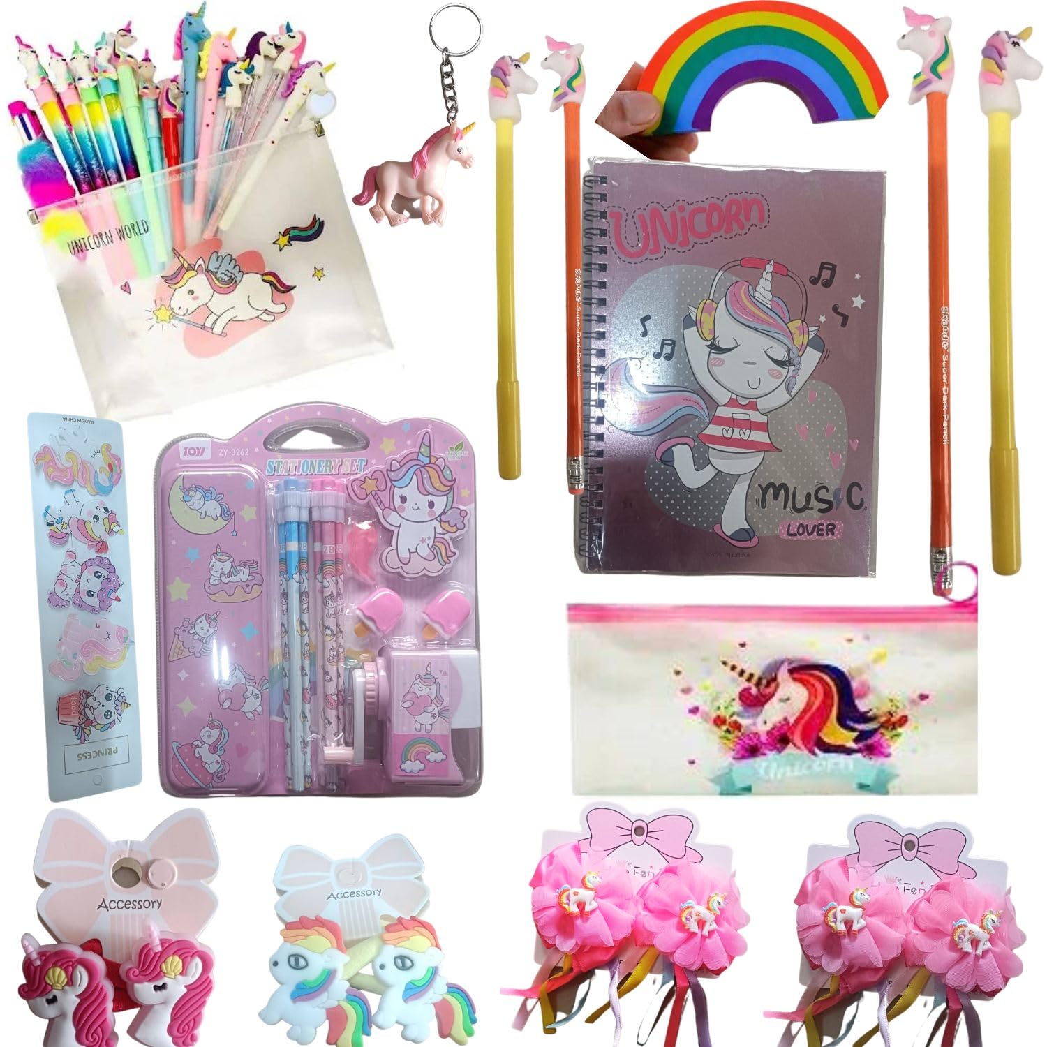 Unicorn Gift Set for Girls Ages 3-12 | Casa Azul Magical Unicorn Birthday Party Favors (Pack of 15) | Perfect for Birthdays, Return Gifts & Unicorn-Themed Celebrations