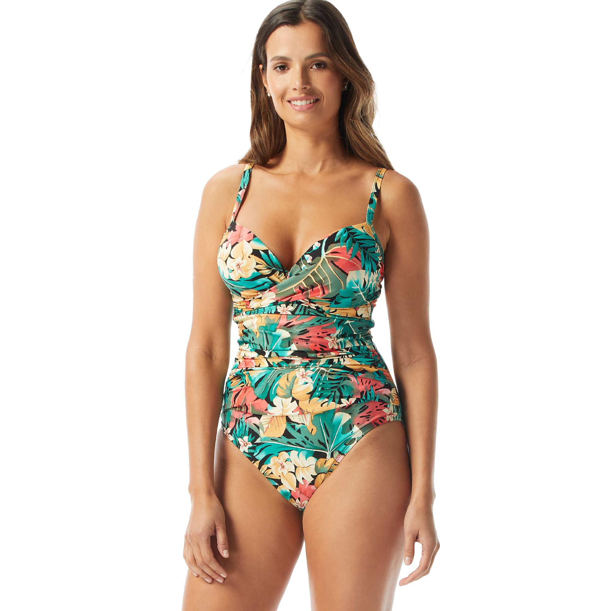Coco Reef Enrapture Push Up Underwire One Piece Swimsuit - Bra Sized with Molded Cups for Women | Perfect for Beach Vacations, Pool Parties & Summer Getaways