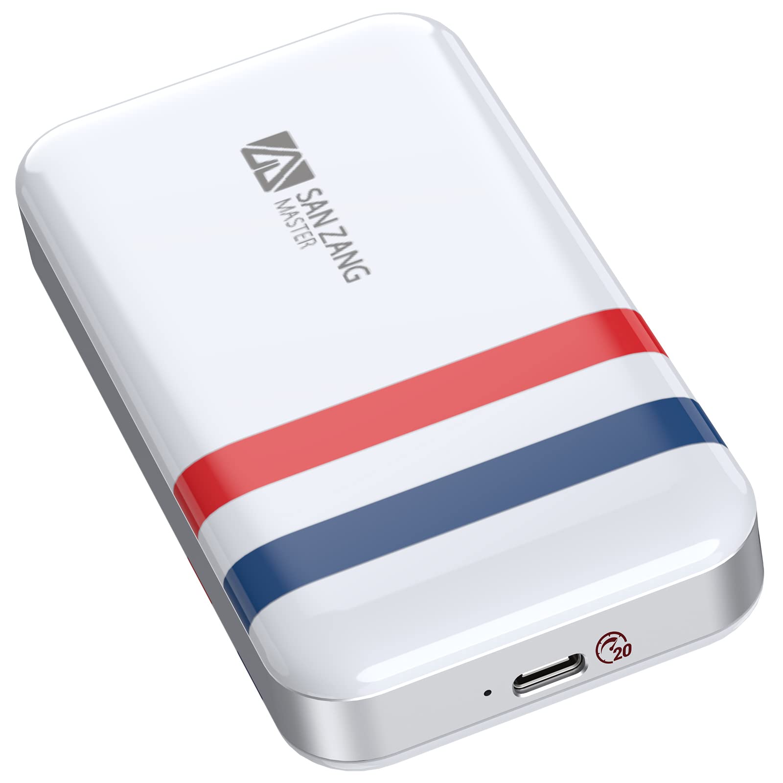 SAN ZANG MASTER 512GB Portable SSD External Solid State Drive - Ultra Fast 2000MB/s, USB 3.2 Gen 2x2 Type C, Compatible with PC, Mac, Android, PS5, Xbox - Perfect for Gaming, Video Editing & Data Backup