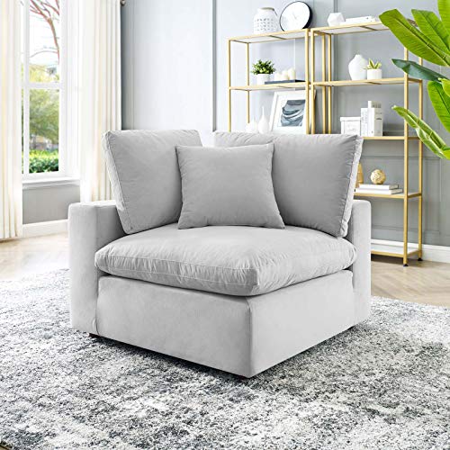 Light Gray Performance Velvet