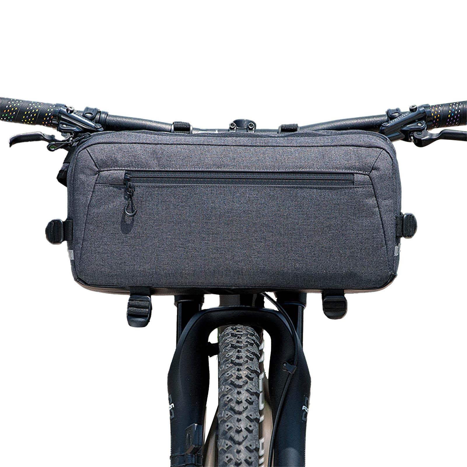 SuTL 2 Pack Waterproof Mountain Bike Handlebar Bag - 6.2L Large Capacity Bicycle Front Pack for Road & MTB | Perfect for Cycling Commute, Adventure Tours & Outdoor Sports