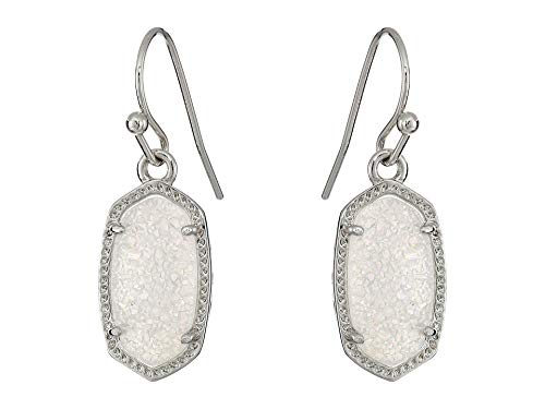 Rhodium/Iridescent Drusy