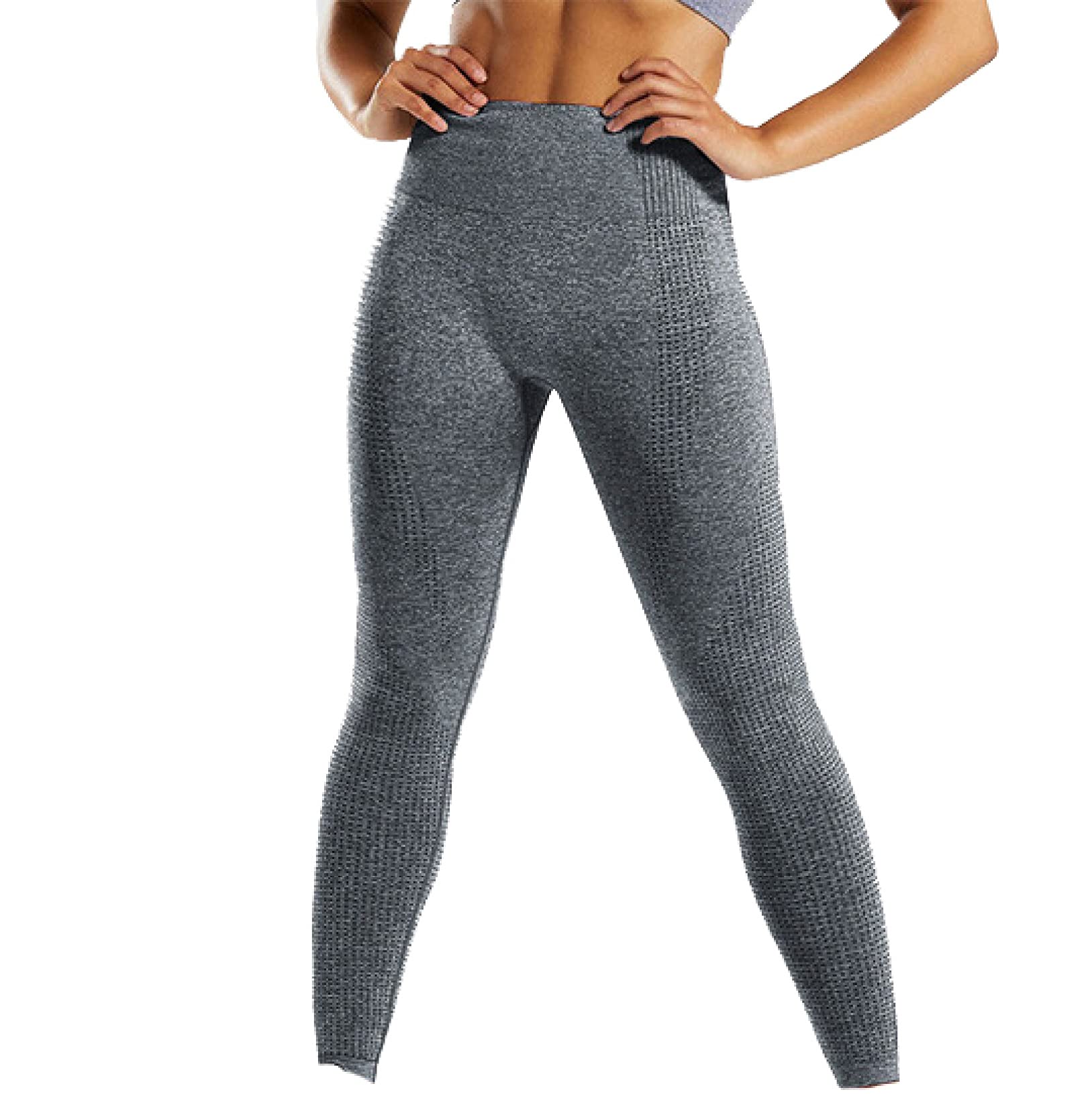 Btrada Women's High Waist Seamless Workout Leggings - Yoga Pants for Fitness, Running & Gym - Stretchy Activewear Jeggings for Bodybuilding & Everyday Wear