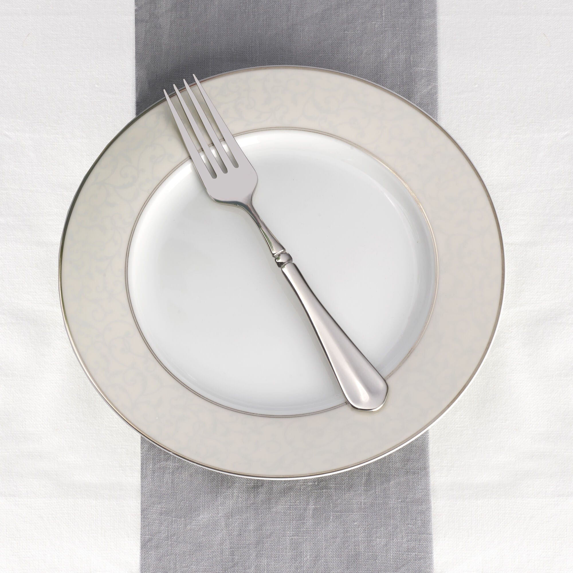 Elegant Set of 4 Parchment Salad Plates - Perfect for Dinner Parties, Picnics & Home Decor