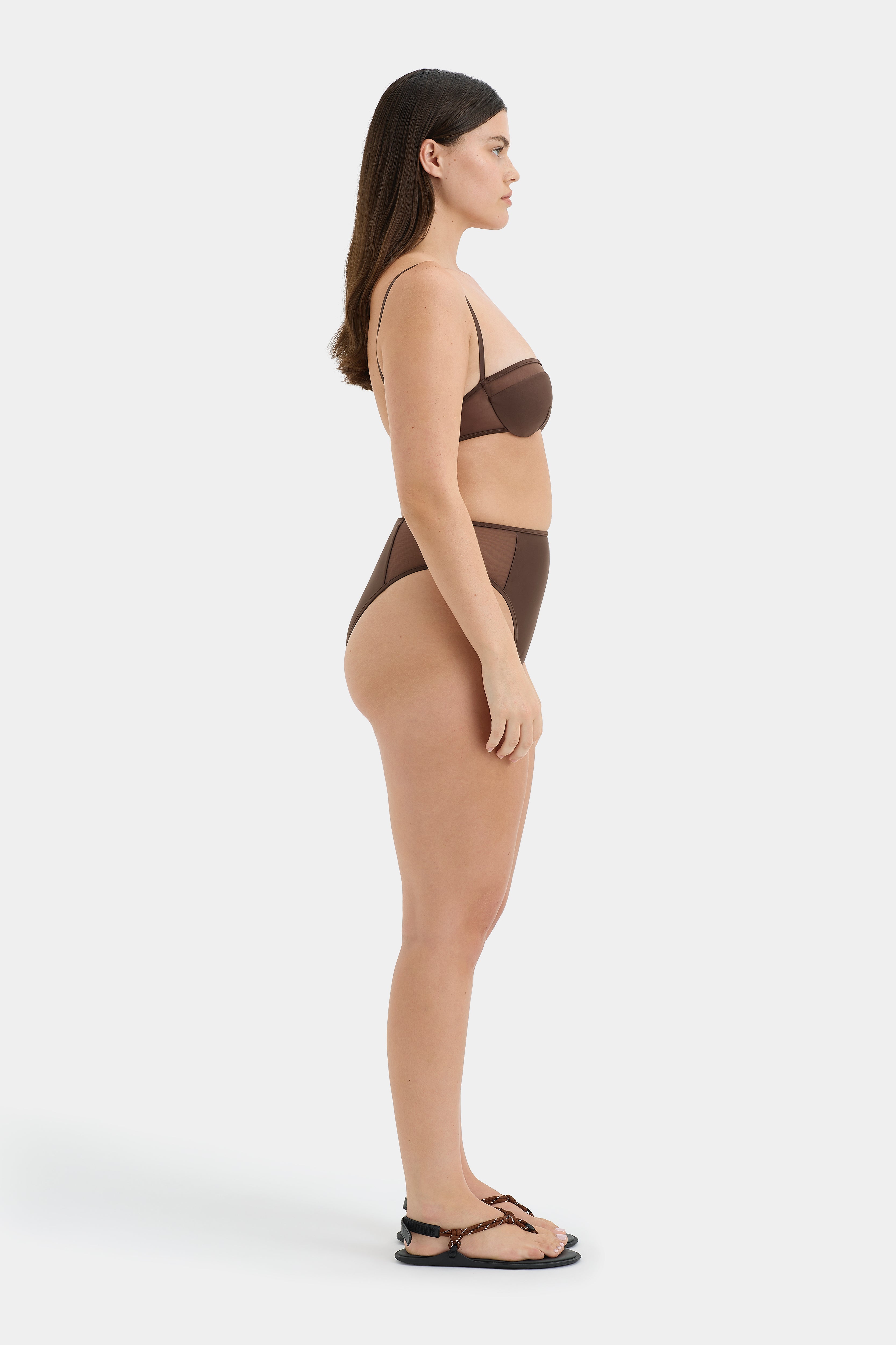 Dunes Splice Balconette Bra - Comfortable Lace Underwire Push Up Bralette for Women | Perfect for Everyday Wear, Date Nights & Special Occasions