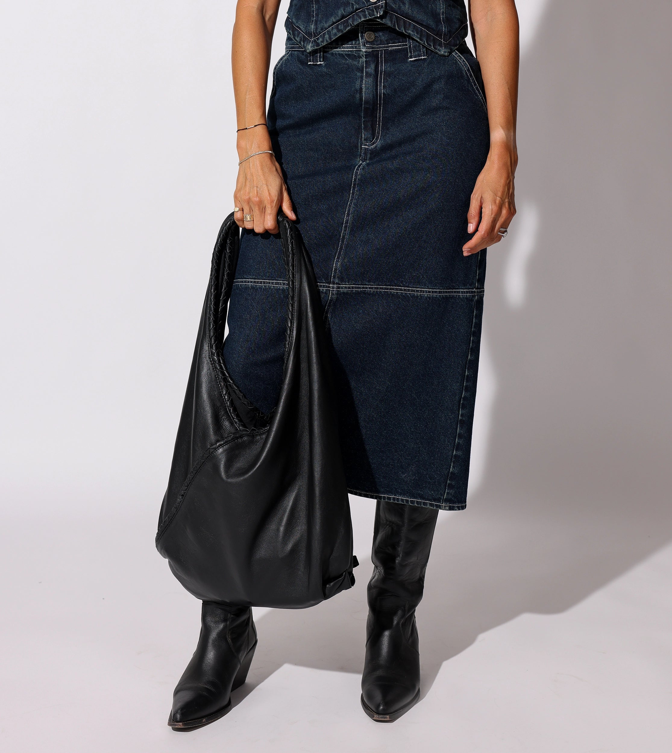 Bryant Hobo Bag for Women - Stylish Black Leather Shoulder Purse | Perfect for Work, Travel & Everyday Use
