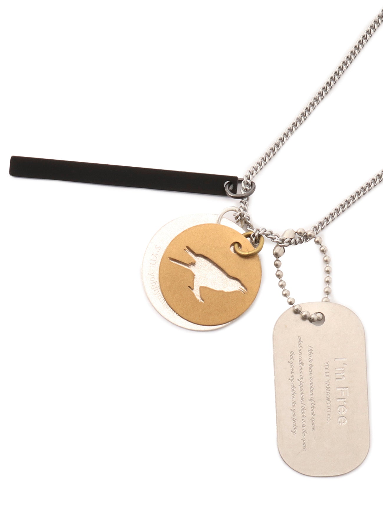 Personalized Brass Dog Tag Necklace for Men & Women - Engravable Pet ID Tag & Fashion Pendant - Perfect for Gifts, Pet Lovers & Everyday Wear