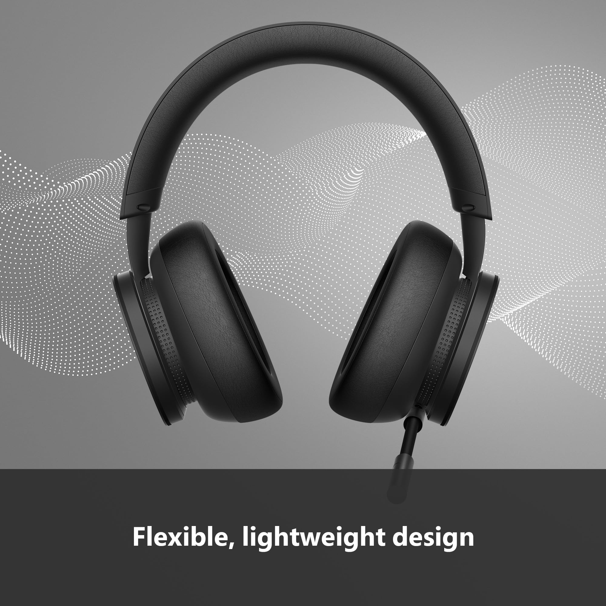 Xbox Wireless Gaming Headset with Dolby Atmos & Spatial Audio - Over-Ear Headphones for Xbox Series X|S, One, PC & Mobile - Carbon Black - Perfect for Immersive Gaming, Streaming & Online Chat
