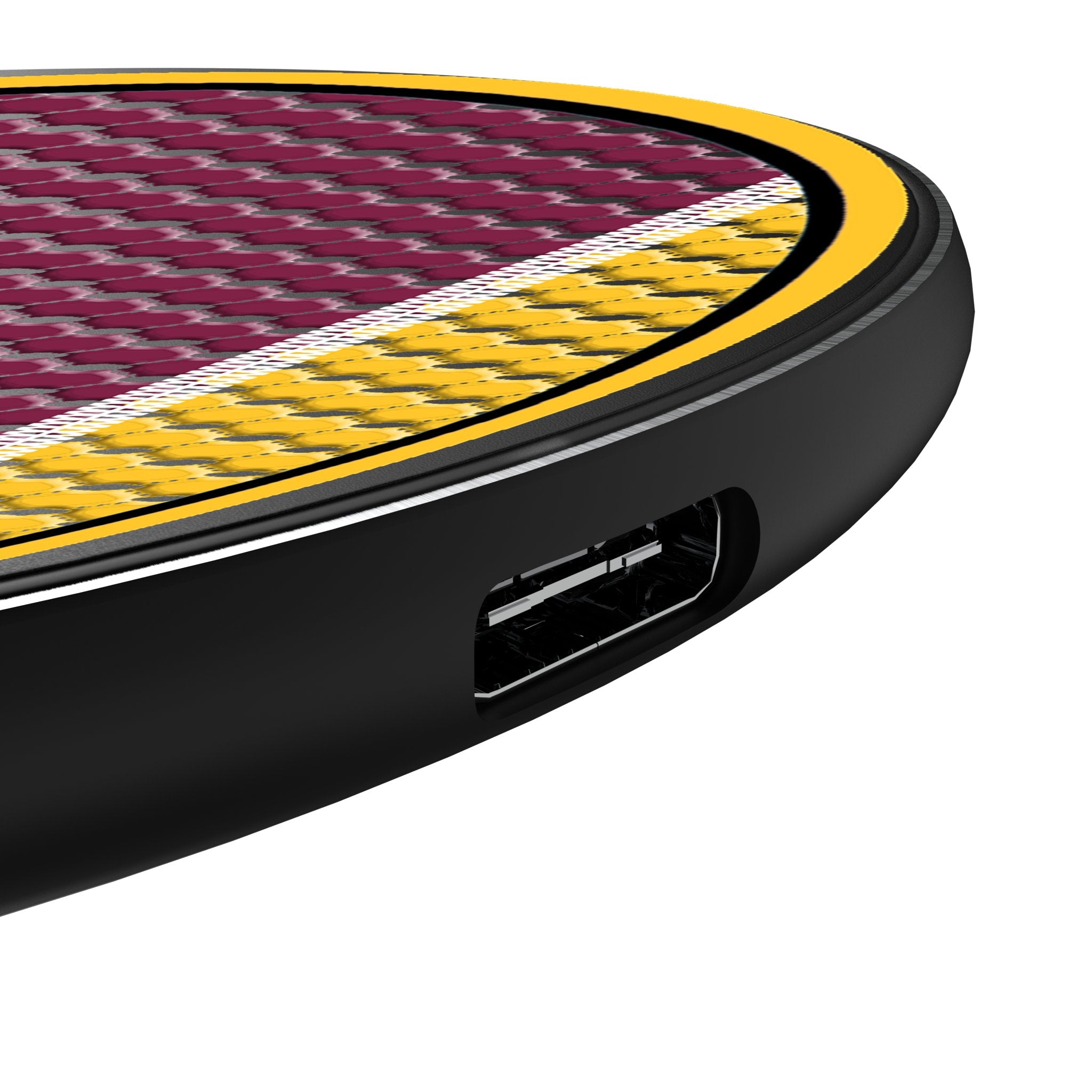Arizona State University Sun Devils 15W Fast Wireless Charger - Perfect for Home, Office, and Travel Charging Needs