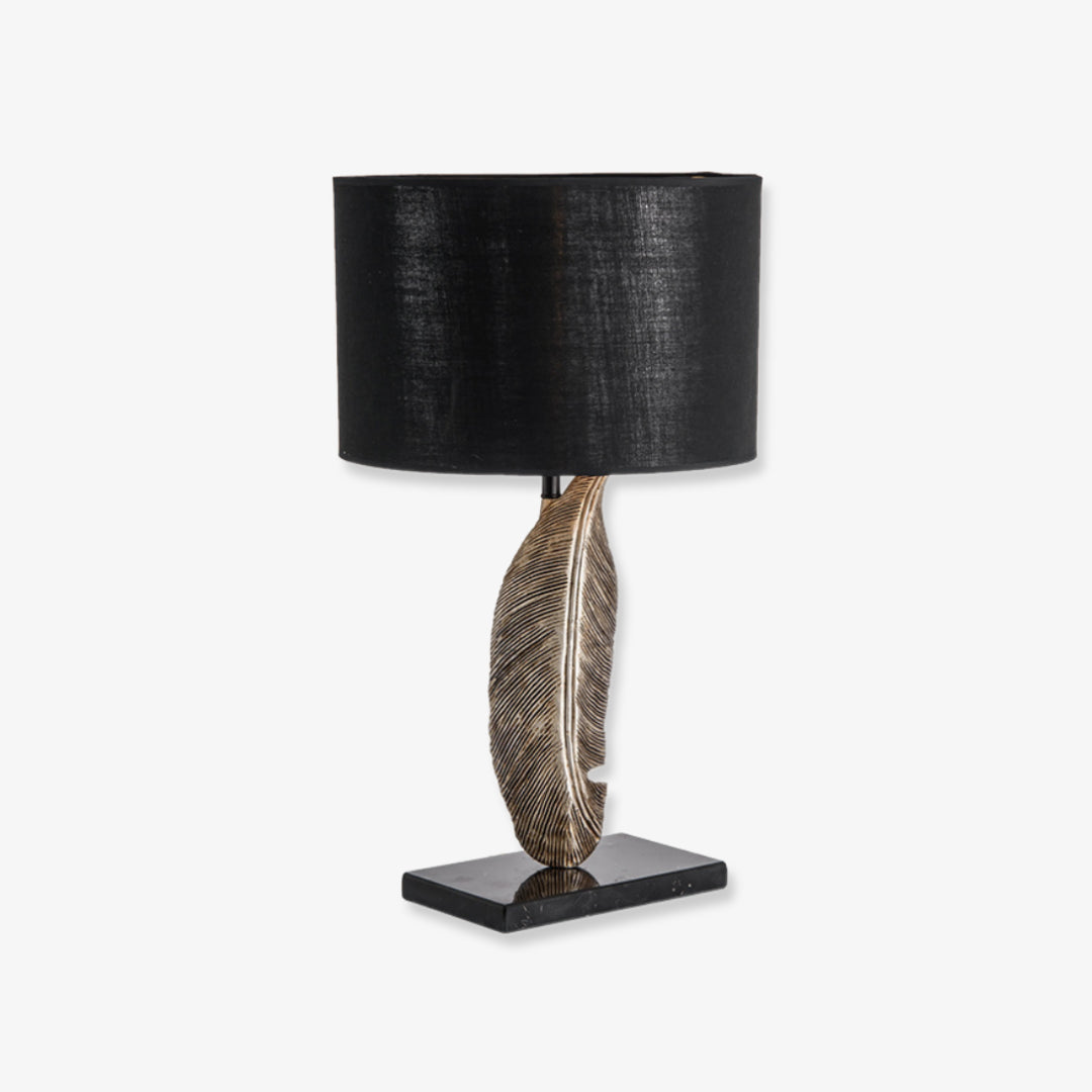 Nordic Feather Table Lamp - Modern Decorative Bedside Lamp for Living Room, Bedroom & Office - Soft Warm White Light for Cozy Ambience