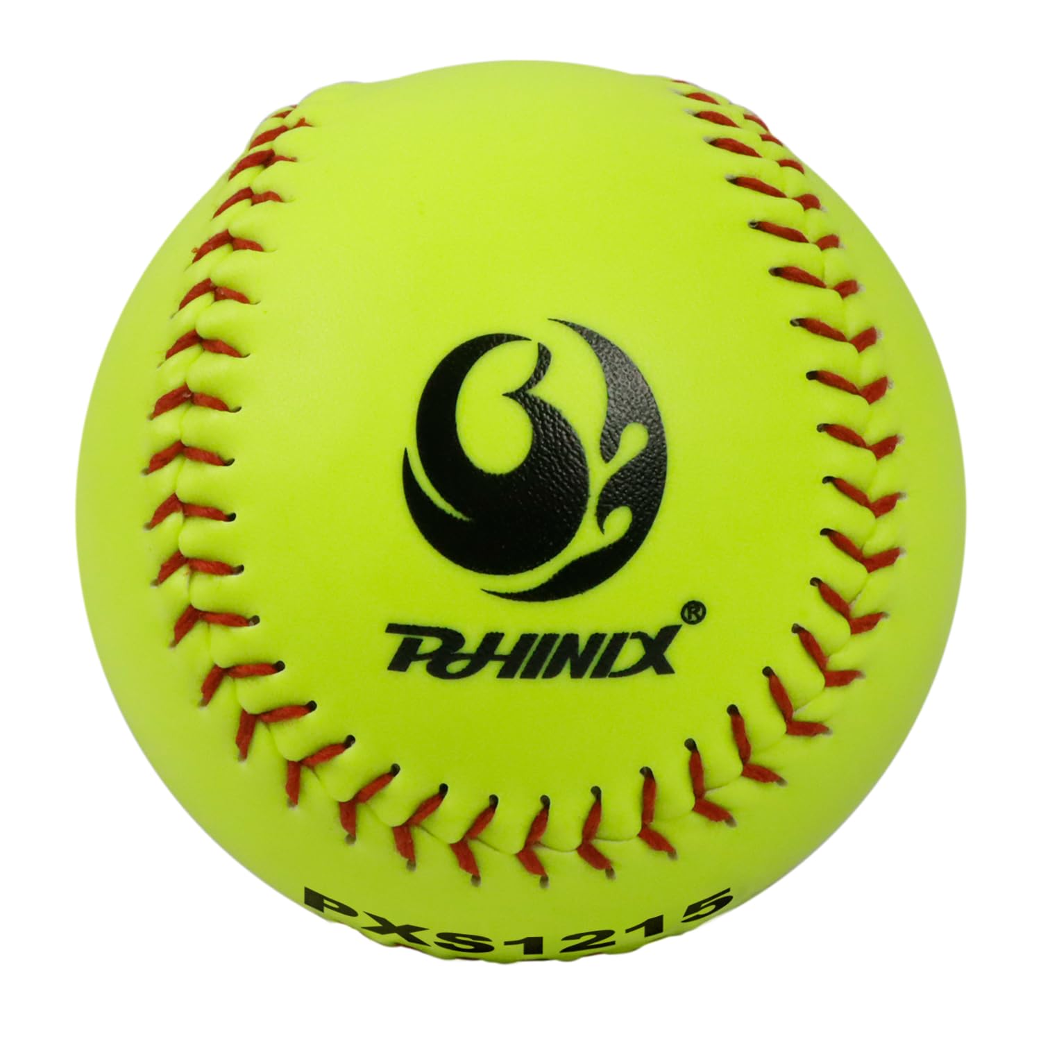 PHINIX Slow-Pitch Softballs with Cork Core - Official Game Balls for Adult Softball Leagues, Tournaments & Backyard Practice