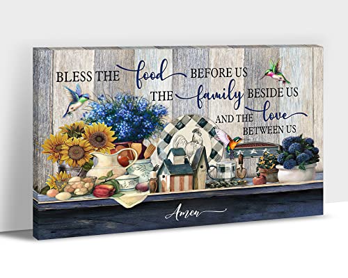 Rustic Kitchen Canvas Framed-05