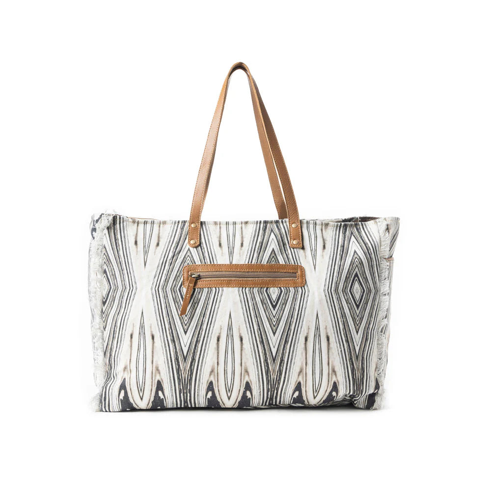 Tribal Spirit Adventure Weekender Bag - Durable Canvas Travel Duffel for Women & Men | Perfect for Weekend Getaways, Gym, Beach & Camping Trips