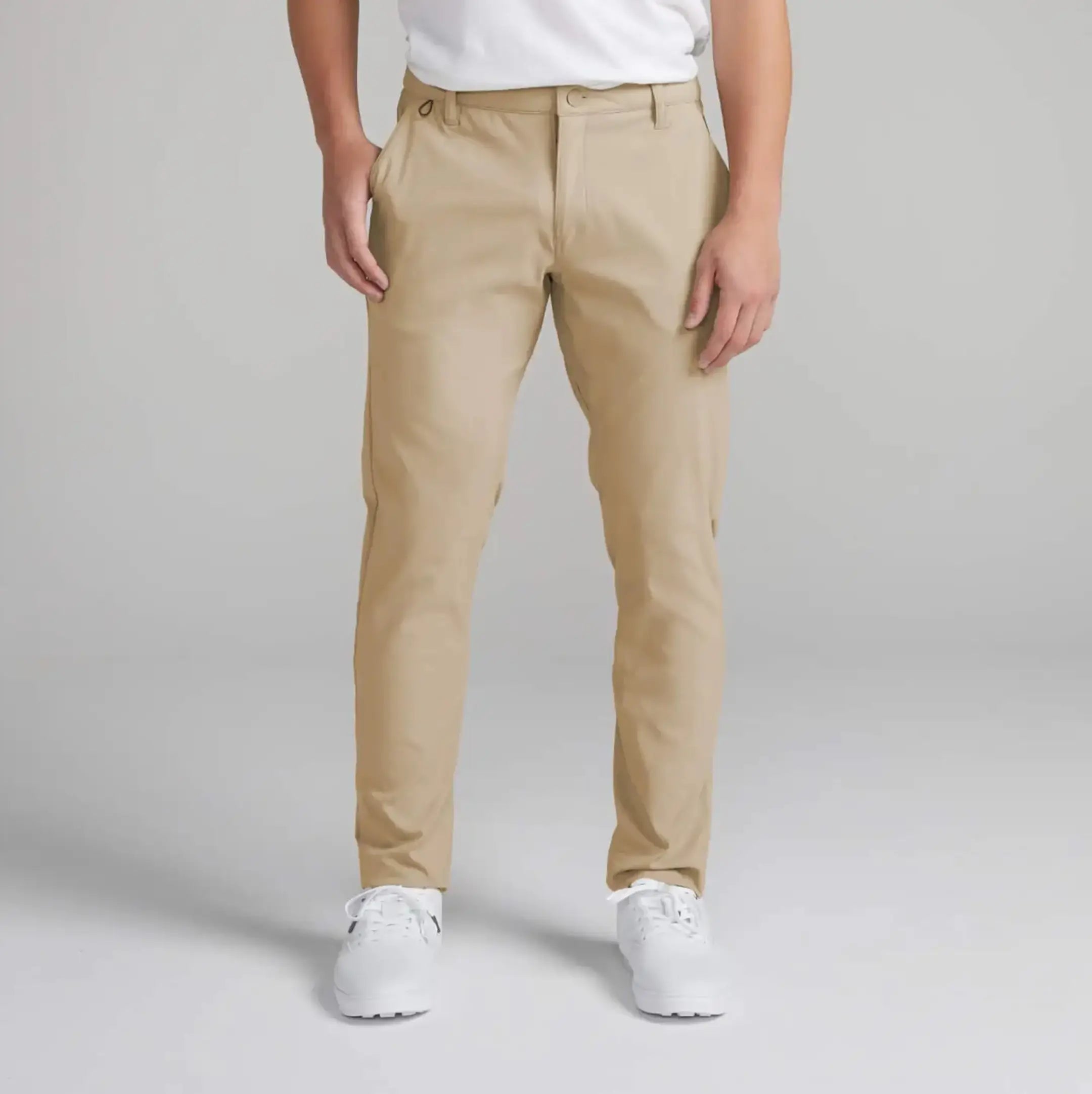TRUE All Day Chino Pants for Men - Comfortable Stretch Dress Pants for Office, Travel & Casual Wear - Slim Fit Work Pants with Wrinkle-Free Fabric