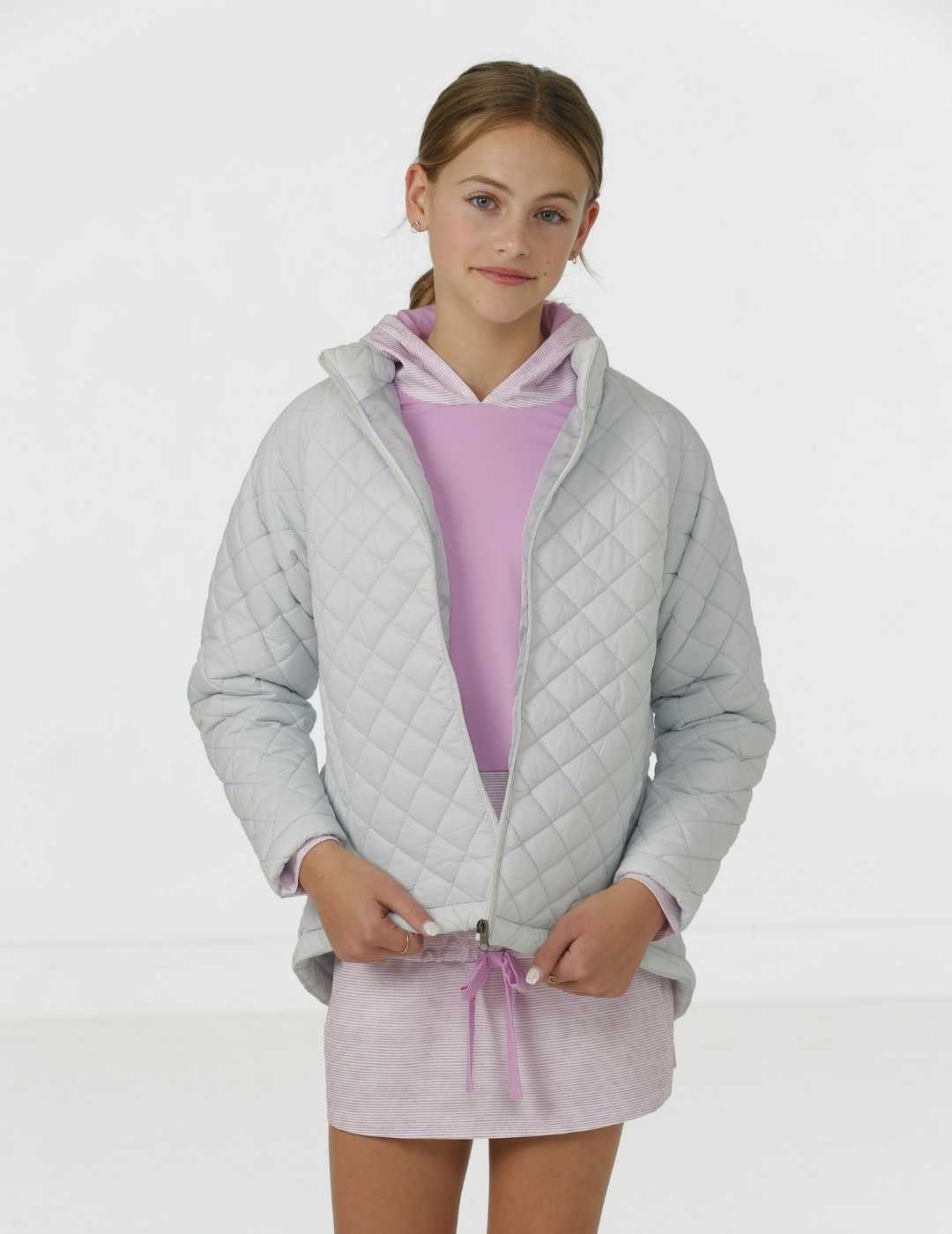 Alexa Youth Girls' Quilted Jacket - Lightweight Warm Winter Coat for Teens - Perfect for School, Outdoor Activities & Casual Wear