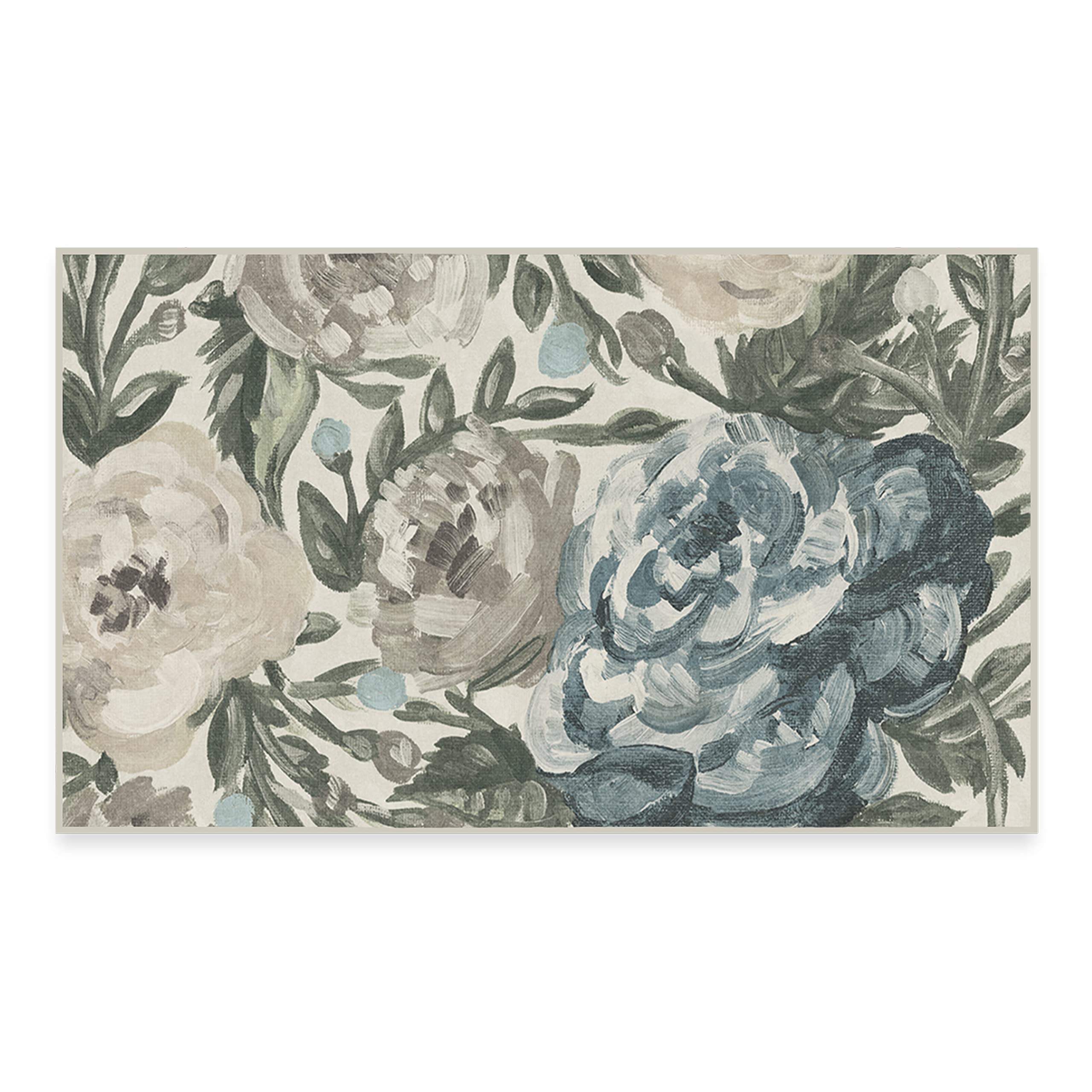 Washable 3x5 Area Rug by Ruggable - Camellia Jade Non-Slip Rug for Living Room, Bedroom, Kitchen, Office & Classroom | Premium Gripper Pad Included | Perfect for High-Traffic Areas & Pet-Friendly Homes