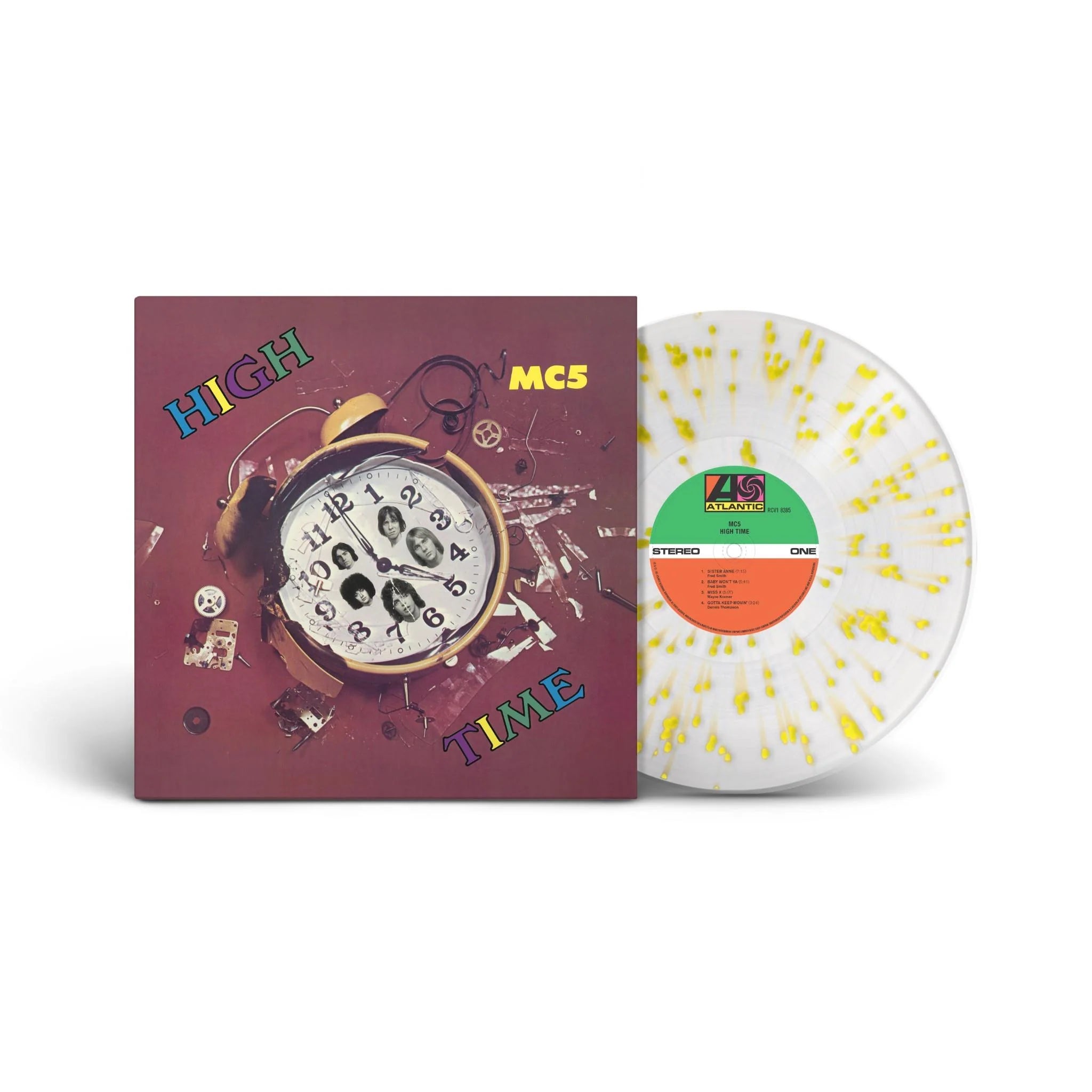 MC5 - High Time (Colored Vinyl LP) - Limited Edition Rock Music Record for Collectors & Vinyl Enthusiasts - Perfect for Home Listening, Gifts & Music Collections