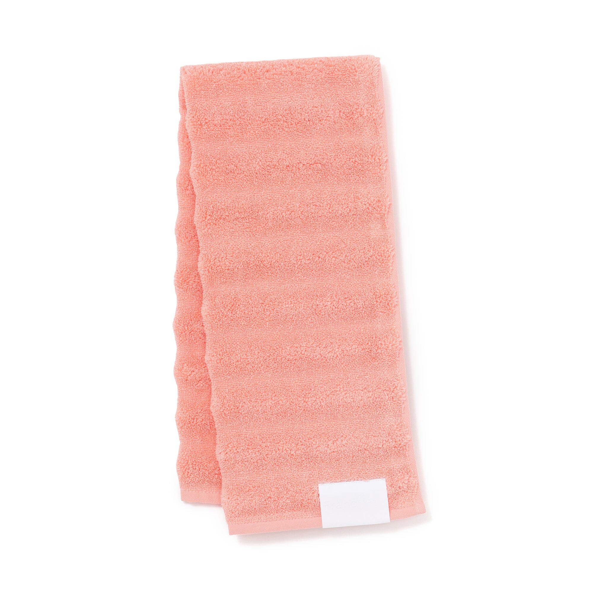 Antibacterial & Deodorizing Fluffy Wave Face Towel - Soft & Absorbent Orange Microfiber Towel for Skincare, Makeup Removal & Gym Use