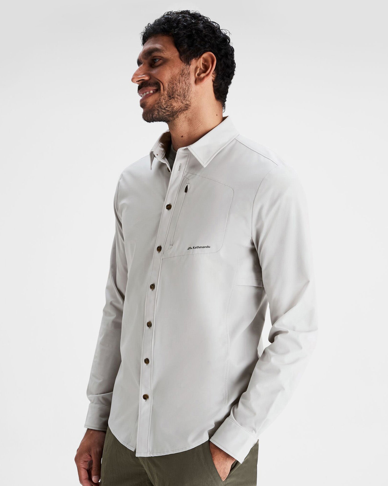 Men's UPF 50+ Sun Protection Long Sleeve Shirt - Lightweight Quick-Dry UV Resistant Fishing Hiking Shirt for Outdoor Activities