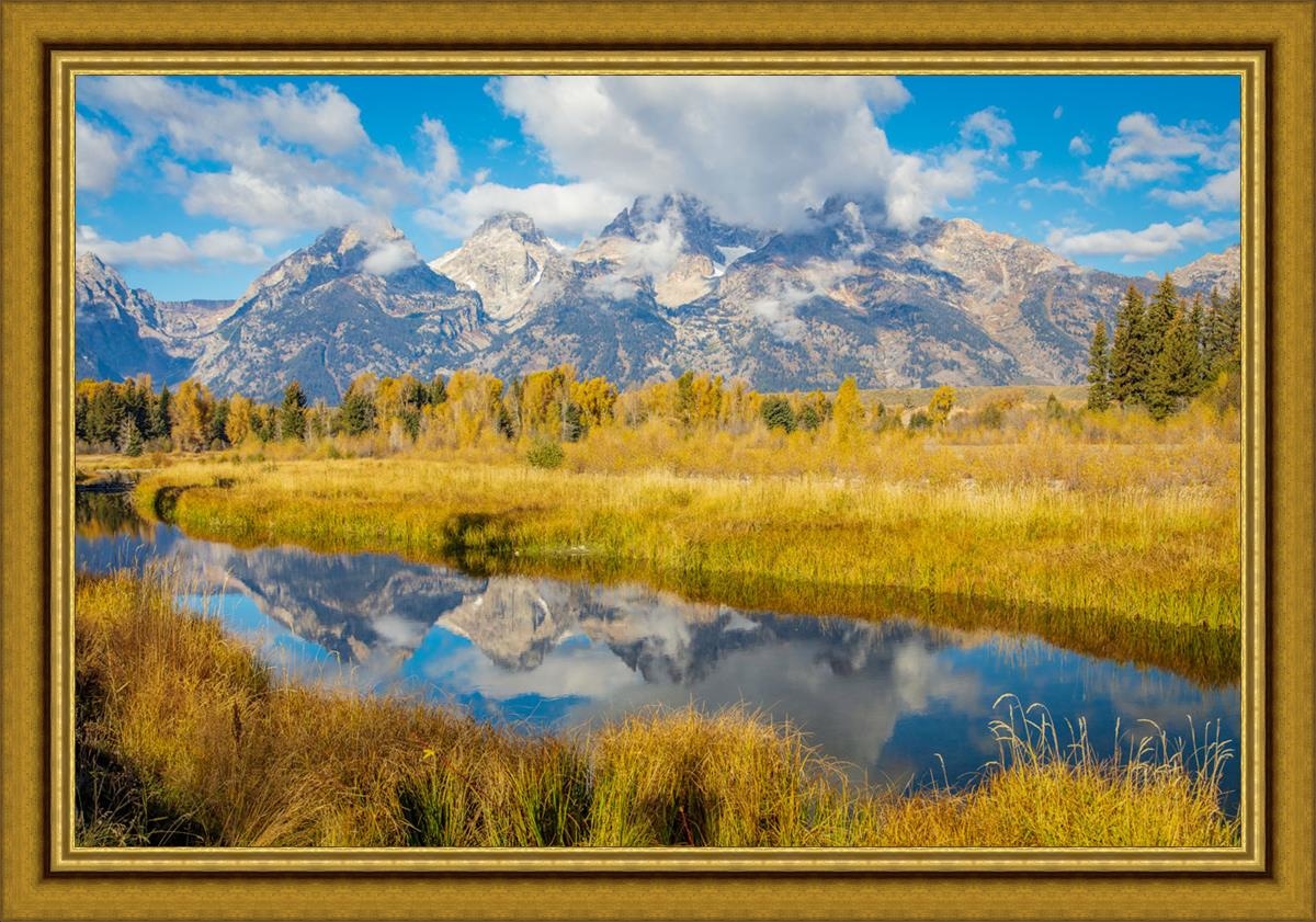 Autumn Splendor Large Wall Art - Stunning Fall Landscape Canvas Print for Living Room, Bedroom & Office Decor