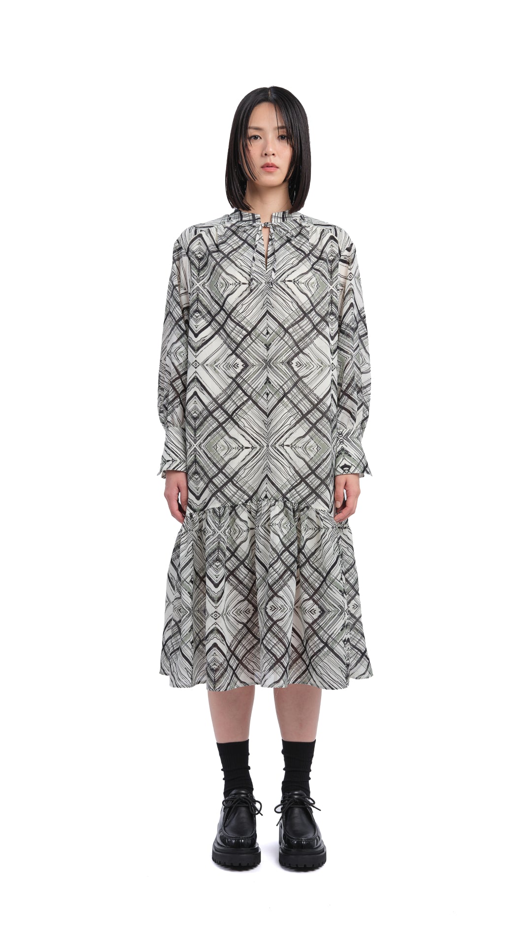 Handmade Checker Print Shirt Dress for Women - Stylish Casual & Office Wear - Perfect for Summer Outfits, Beach Vacations, and Everyday Fashion