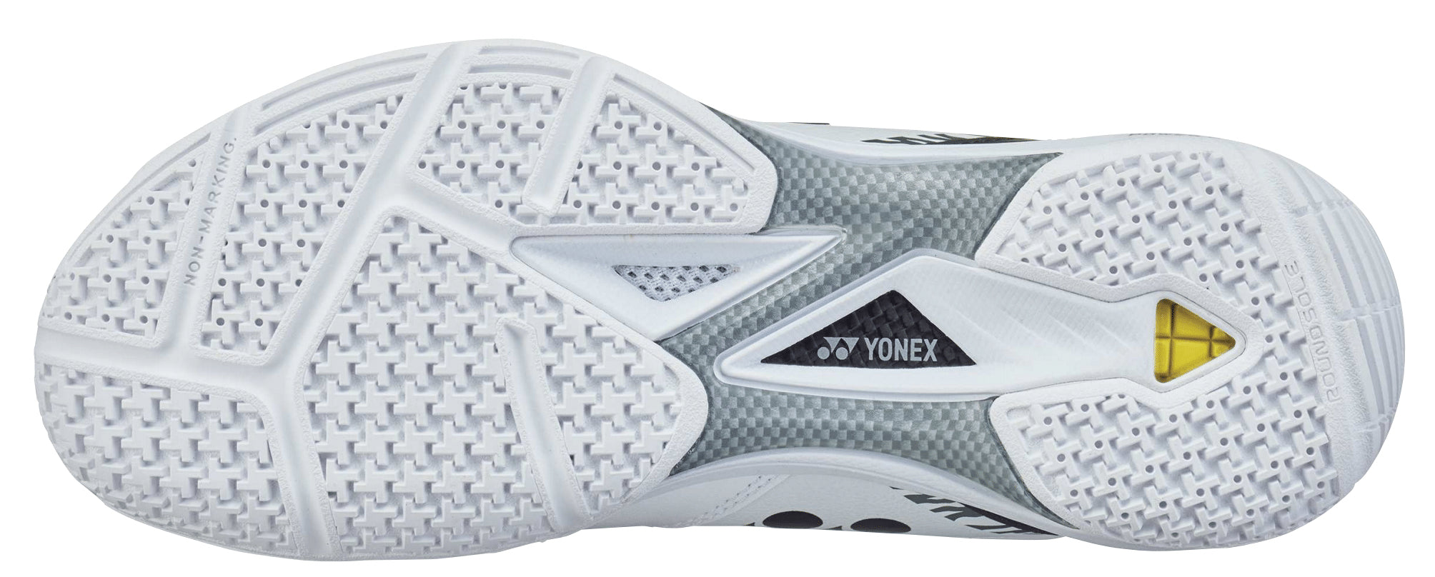 Yonex Power Cushion 65 Z3 Badminton Shoes for Men & Women - White Tiger - Lightweight Court Shoes for Indoor Sports & Training