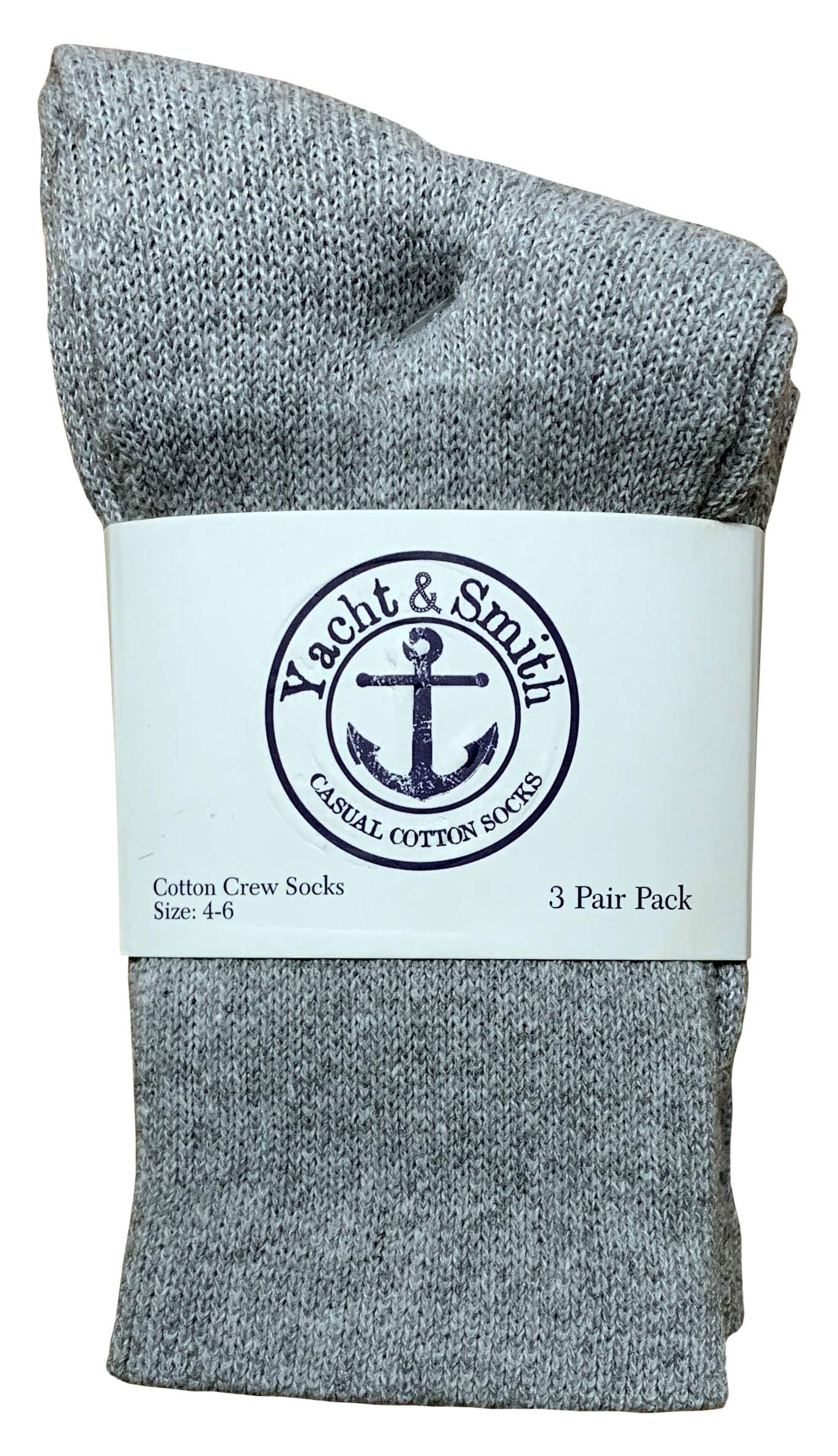 120 Pairs Bulk Kids Crew Socks - Soft Cotton Yacht & Smith Style for Boys & Girls (Sizes 4-6) - Perfect for School, Sports & Everyday Wear