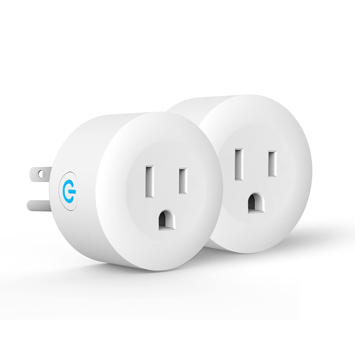 DOGAIN Zigbee Smart Plug 2 Pack - Works with Alexa, Google Assistant, SmartThings & Echo Plus Hub - Voice Control, Remote Access, Energy Monitoring - Perfect for Home Automation & Smart Lighting