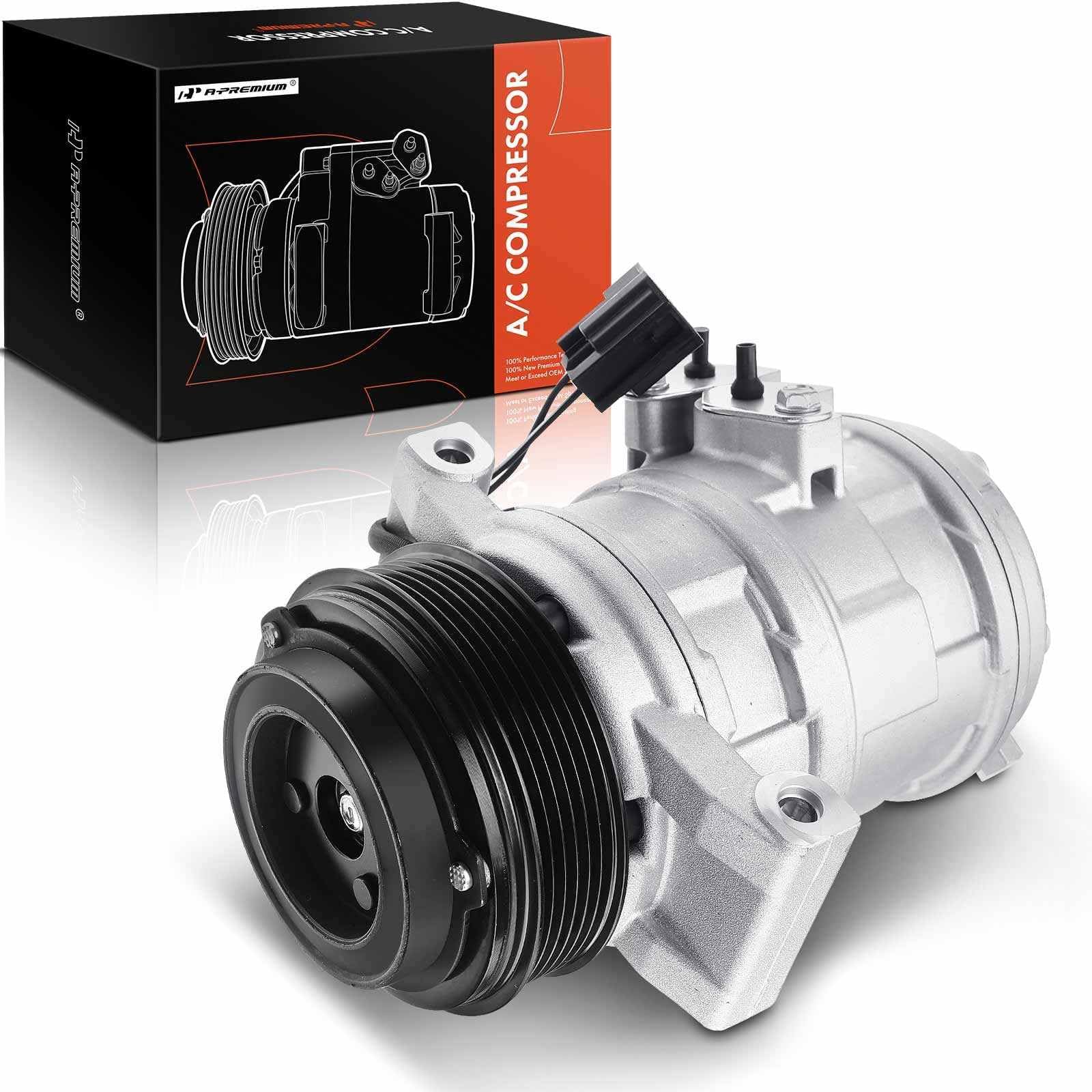 Premium AC Compressor with Clutch for Cadillac CTS 2004-2007 | 2.8L & 3.6L V6 Engine | Direct Replacement Part | Perfect for Summer Cooling & Long Road Trips