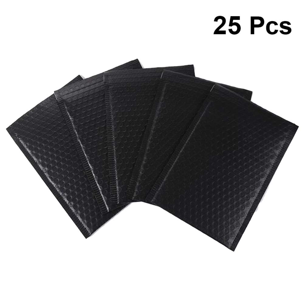 25Pcs Black Bubble Mailers 32x45cm - Shockproof Bubble Envelopes for Shipping, Storage & Packaging | Perfect for Ecommerce, Home & Office Use | Durable Bubble Bags for Safe Delivery