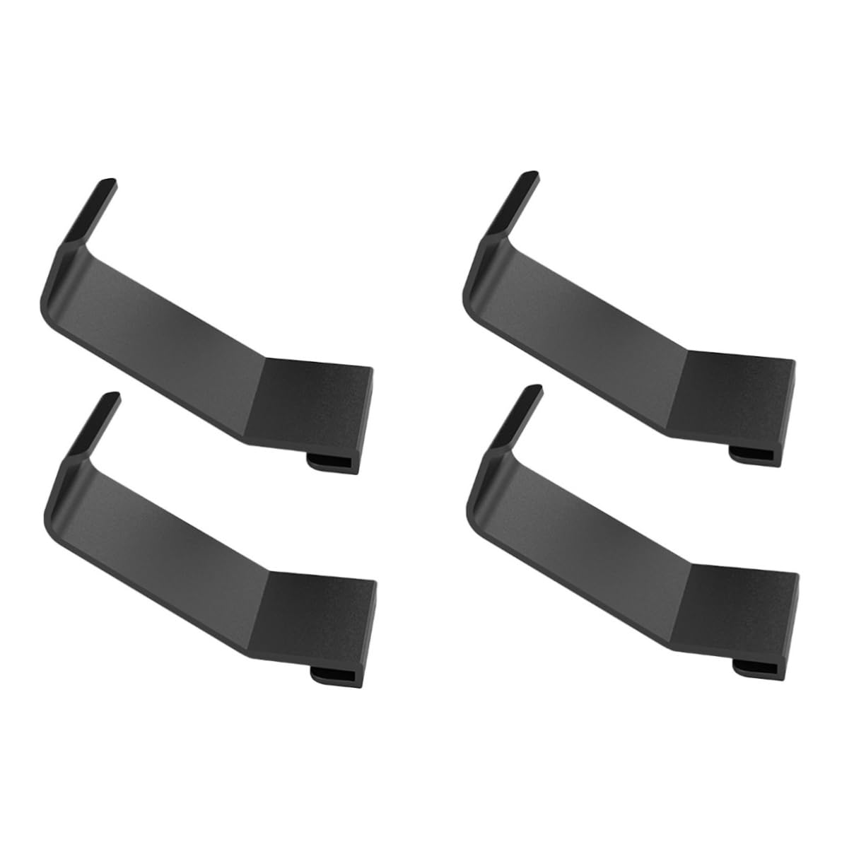 4-Pack Universal Gaming Headset Stand Holder - Durable Headphone Hanger for Desk, Wall Mount Storage Rack - Perfect for Gamers, Office & Home Organization (Black) - Great Gift for Gamers & Tech Enthusiasts