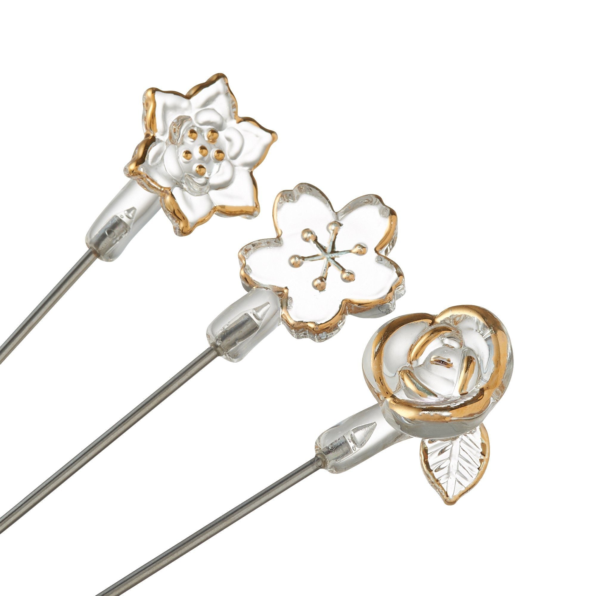 5-Piece Fleur Pick Set - Floral Arrangement Tools for DIY Bouquets, Wedding Centerpieces & Home Decor