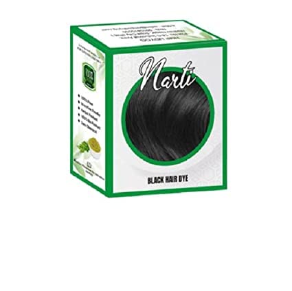 Narti Black Henna Hair Color Powder - Ammonia-Free, Lasts Up to 60 Days | Natural Grey Hair Coverage | Softens & Conditions Hair | Permanent Hair Dye for Women & Men | 60g Pack | Perfect for Home Hair Coloring & DIY Beauty Treatments
