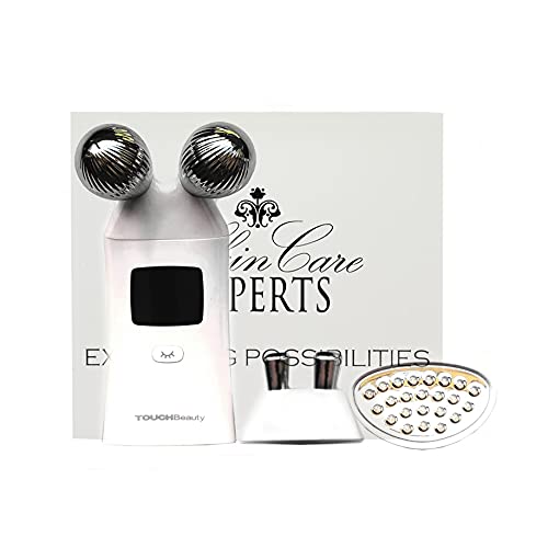 Microcurrent Facial Lifting Device for Home Use - Skin Tightening & Toning Machine with 3 Attachments | Anti-Aging Treatment for Wrinkles & Fine Lines | Perfect for Daily Skincare Routine & Spa-Like Experience at Home