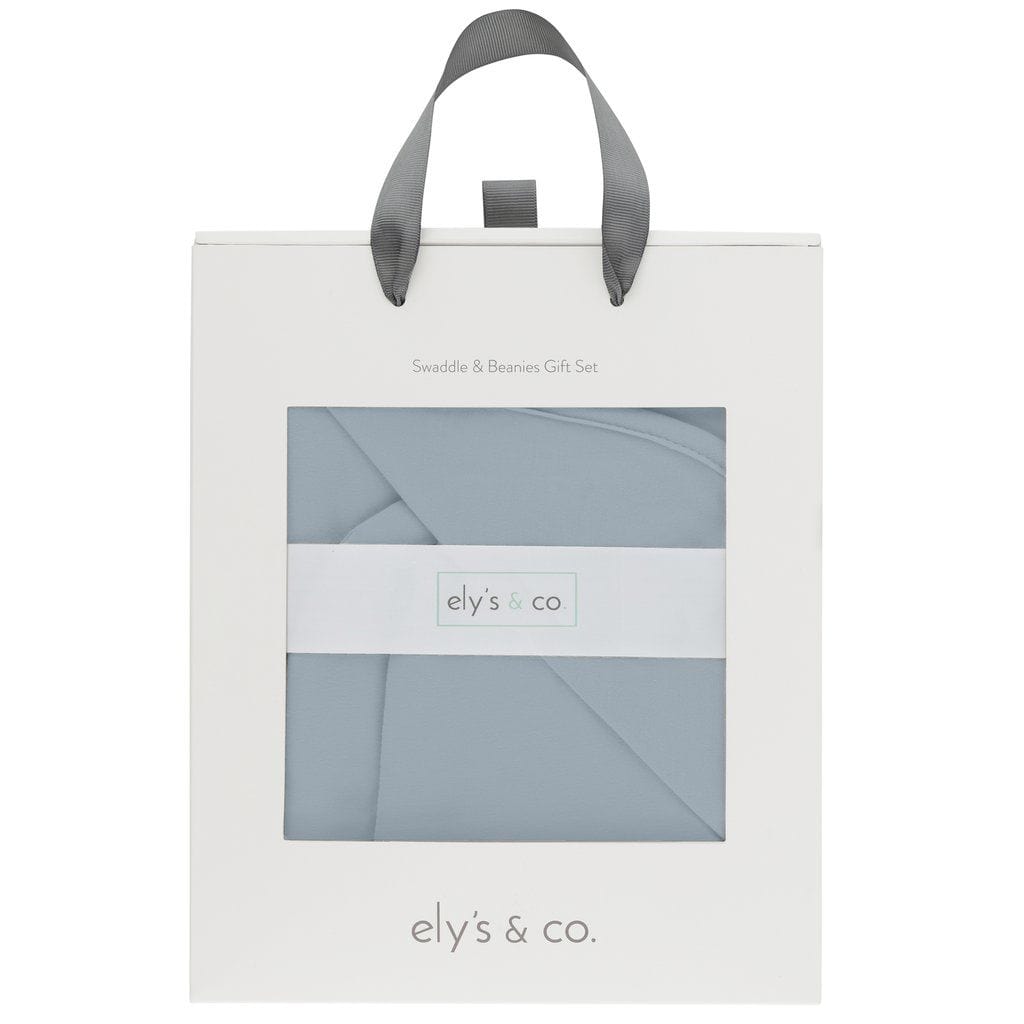 Ely's&Co. Jersey Cotton Swaddle Set - Soft Baby Swaddle Blankets for Newborns, Breathable & Stretchy for Comfortable Sleep, Perfect for Nursery, Travel & Photo Shoots