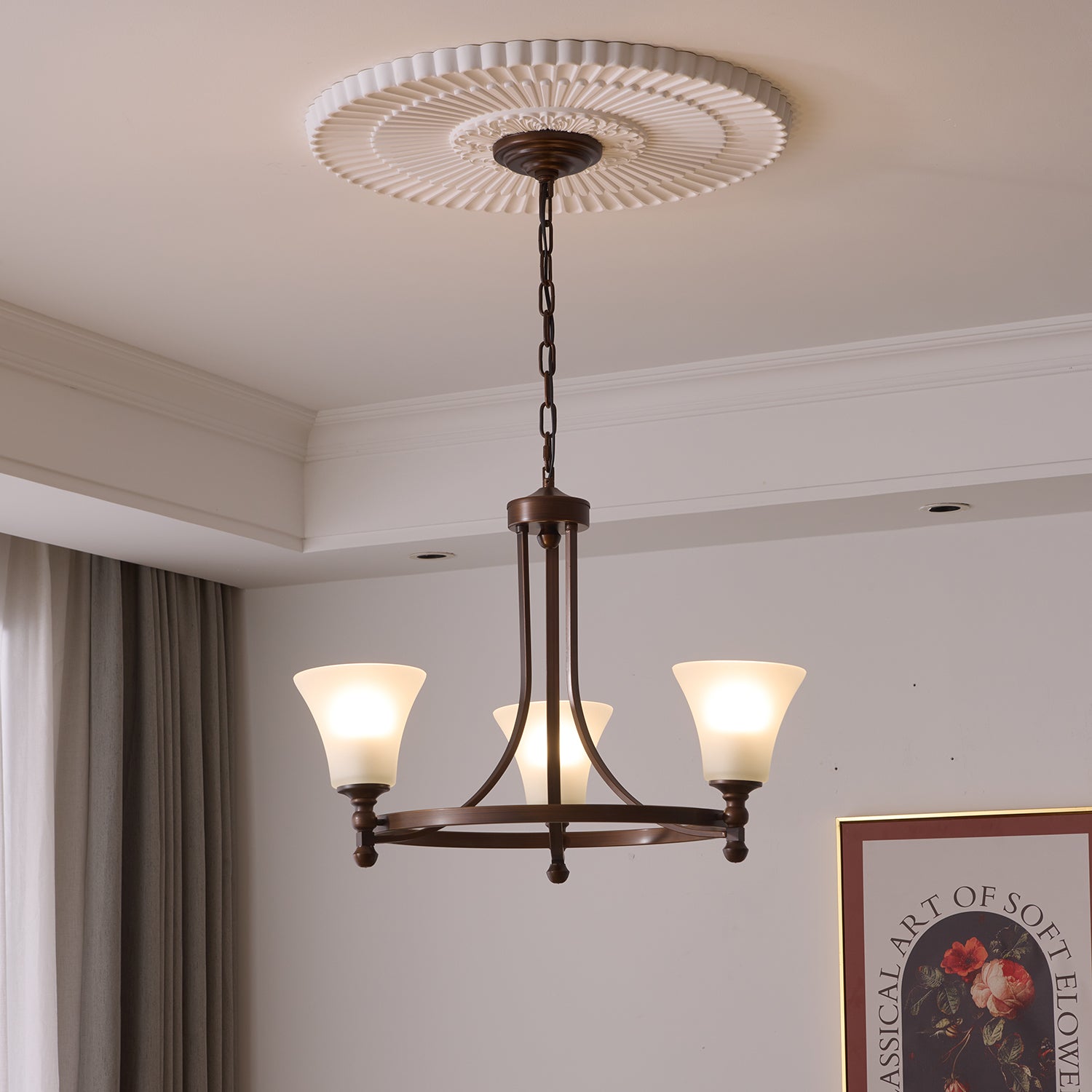 Celestine Glow Crystal Chandelier - Elegant Modern Ceiling Light Fixture for Dining Room, Bedroom & Living Room Decor | Perfect for Weddings & Home Renovation