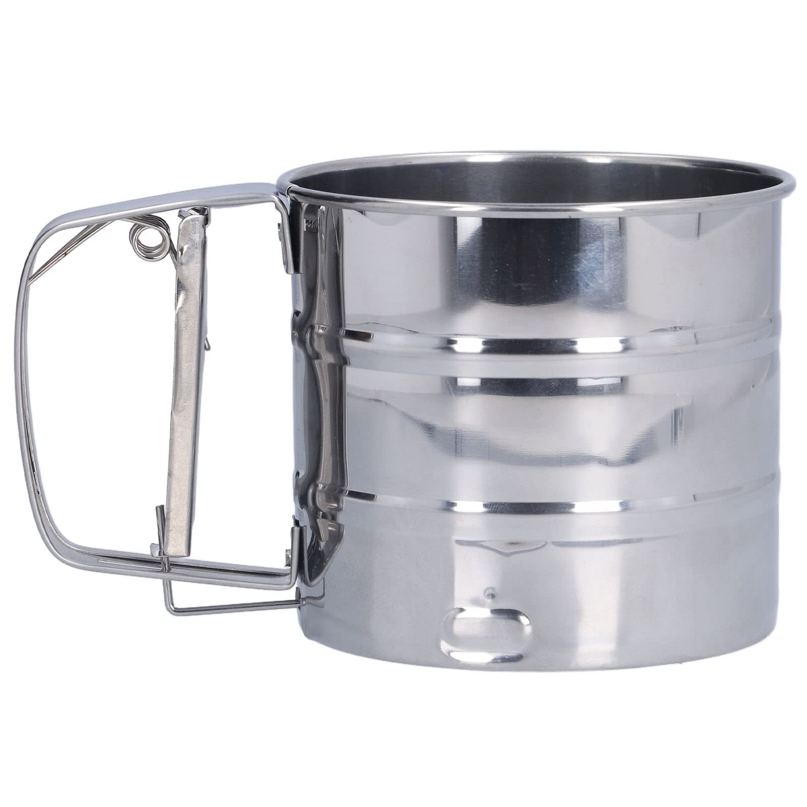 Premium Stainless Steel Baking Sugar & Flour Sifter - Heavy Duty Kitchen Strainer for Professional Bakers, Hotels & Home Use | Perfect for Cakes, Cookies & Pastry Making