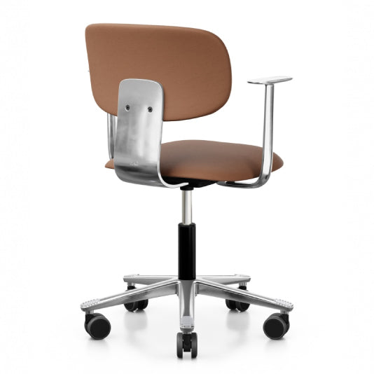 HÅG Tion 2160 Elmo Polished Office Chair - Ergonomic Adjustable Swivel Task Chair with Lumbar Support for Home & Office Workspace