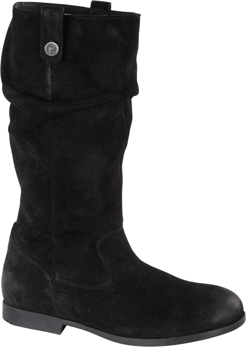 Birkenstock Women's Sarnia High Boot - Black Leather Ankle Boots for Women | Comfortable & Stylish Winter Boots for Casual Wear & Outdoor Activities