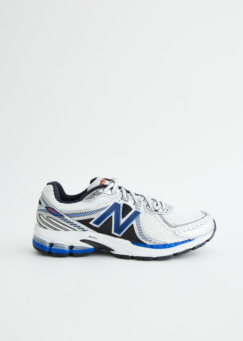 New Balance 860v2 White Blue Running Shoes for Men & Women - Lightweight Cushioned Sneakers for Jogging, Gym & Daily Wear