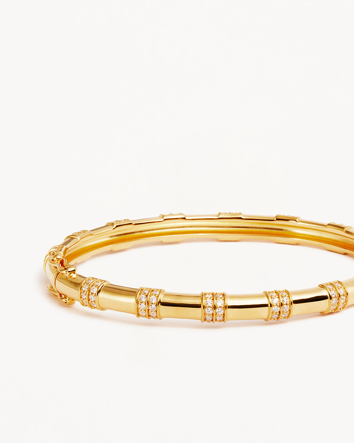 18K Gold Vermeil Shining Bangle Bracelet for Women - Elegant Stackable Jewelry Gift for Birthday, Anniversary & Special Occasions