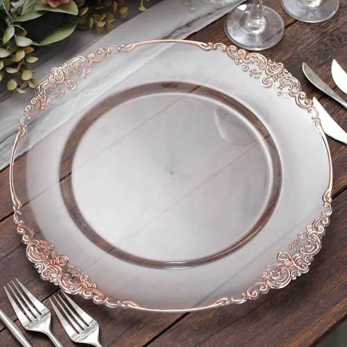 Clear/Rose Gold
